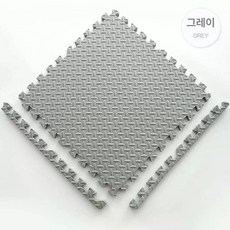 어린이집 층간소음 방지매트 퍼즐매트-하얀색 / 60x60x2.0cm 6장, 1개, 그레이