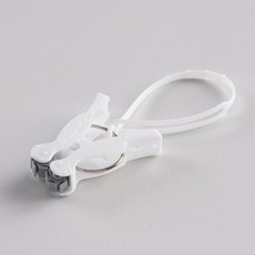 네오바 쉽게 빼는 돌돌이 빨래집게, 18개, 화이트