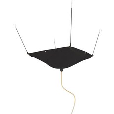 배수 블랙 3피트 x 지붕용 BERPET 천장 지붕 누수 드립 다이버터 타프 헤비 듀티 레인 키트, Black, 10'x10'