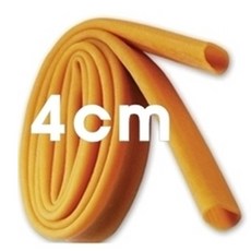 근력밴드 유도밴드 튜빙밴드운동 고무밴드 수련용튜브 실내운동, 노란색, 1개