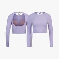 [백화점 정품] 스파이더 여성 워터스포츠 크롭 집업 래쉬가드 SPJMCNRL371WLPL