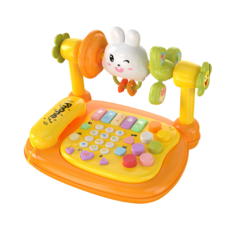 音樂電話玩具, 橘色, 1個