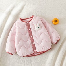 2026新款 新款秋冬保暖女童加絨加厚棉衣內膽棉襖外套兒童棉服上衣