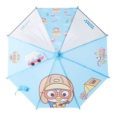 뽀로로 캠핑 입체 40 수동 안전우산 유아 어린이 우산 아기 아이 우산 3~4세용 뽀로로우산