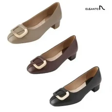 엘칸토 쿠션UP 사각장식 데일리펌프스 3cm lcwd12u439 블랙 베이지