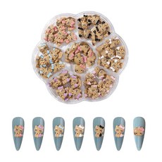 네일 파츠 귀여워 네일 데코레이션 키티 패션 각종 키트 3D 수지 참 DIY 공예 액세서리 수제 액세서리 1케이스 포함