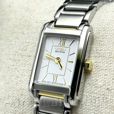 【CITIZEN SOLAR】復古羅馬字光動能女錶，經典款FRA36-2432，免電池環保時尚