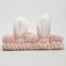 머리고정 토끼 세안밴드 핑크, 1개, 상세페이지 참조