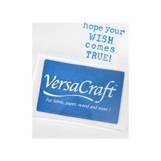 퀼트스타 츠키네코 스탬프 패브릭잉크 VK-119_블루 (대), 1개, 블루