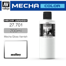 바예호 27701 아크릴도료 메카 글로스 유광 바니쉬 200ml, 1개