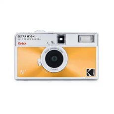 카메라 스티커기존 KODAK EKTAR H35 하프 프레임 카메라 35mm Kodak 필름 재사용 가능한 옵션 ColorPlus 20, 01 H35N Orange