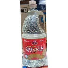 화영 쉐프원 2배양조식초 1.8lx6 조미료, 6개
