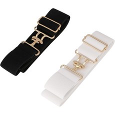 여성용 2피스 탄성 승마 벨트 버클 포함 폭 1.5인치 - 및 스포츠에 적합