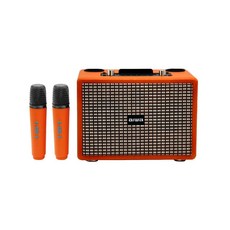 AIWA 攜帶式無線麥克風音箱組, 橘色 AI-KBQ20