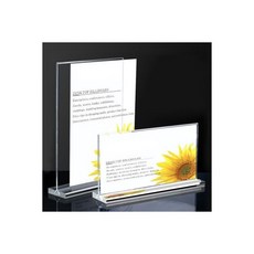 (A5 | 세로형)T자형 아크릴 꽂이 메뉴판 광고판 스탠드 명패 POP A5/명패쇼케이스/안내판/케이스/쇼케이스, (A5 | 세로형)T자형 아크릴 꽂이 메뉴판 광고판 스
