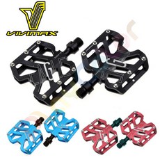 VIVIMAX 鋁合金 密封培林 自行車腳踏 輕量化 CNC 公路車 登山車 EAGLE70, 1個, 紅色
