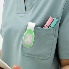 LED 실리콘 램프 휴대용 손전등 자전거 조명 랜턴 간호사용품 소형후레쉬, 1개, 그린