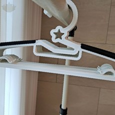 가정용 아동복 미끄럼방지 수납 유아용 보관 정리 플라스틱 50p 행거 옷걸이, 1개, 유아옷걸이-화이트 50P, 논슬립