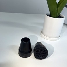 앤시오 지팡이 고무 패킹 리필, 2개, 블랙