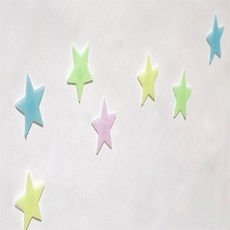 굿땡샵 미니 야광별 파티용품, 그린