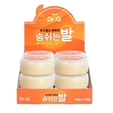 닥터큐 숨쉬는발 풋크림 100gx12/1box 고보습 각질완화, 1박스(12개입), 100g