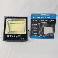 HOLSTEN BOSSEN太陽能投射燈，50W功率，IP67防水，戶外庭院照明首選, 200W-25000毫安