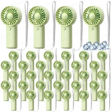 10-100PCS 휴대용 팬 대량 결혼식 감사 카드 파티 호의와 배터리 작동 개인, 03 50PCS, 01 빠른  Mainland, 03 Green