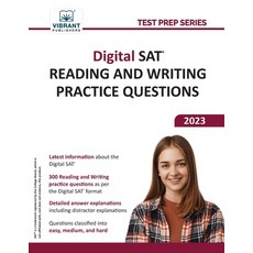 (영문도서) Digital SAT Reading and Writing Practice Questions Paperback, Vibrant Publishers, English, 9781636511580