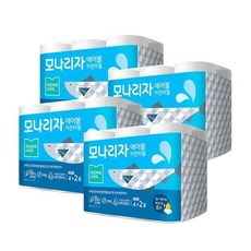 모나리자 에어볼 키친타올 150매 6롤 4팩, 4박스