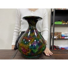 御古齋 台灣花東玉花瓶, 七彩