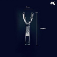 스케일링 개구장치 치과 입 벌리개 오프너 개구기 소형 10개, 투명 T자형 개구기 6, 1개, 1L