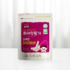 [퓨어잇] 유기농 야채스틱 4봉세트 현미쌀과자 아기과자, 자색고구마, 30g, 4개