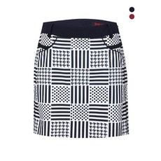 데니스골프여성 스타체크 프린트큐롯_N17SLSK354 898350