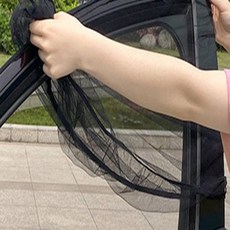 라이프리마켓 차량 문 방충망 2p 모기장방충망, 세단 뒷유리