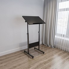 학원 스탠딩 책상 화이트 x 60 40, 60x40 블랙