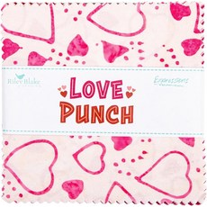 ExpressiON 온s Batiks LOVE 러브 Punch 5\" Stacker 42 5-inch SQUARE 스퀘어s CHARM 참 PACK 팩 Riley Blake DES, ExpressiON 온s Batiks LOVE 러브 P