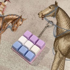 9키 기계식 키보드 축 테스터 버튼 키캡 키체인 손가락, A10