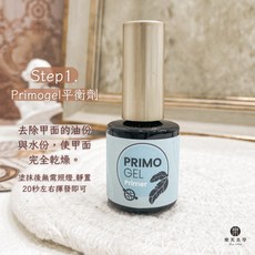 Primogel功能膠系列 - 平衡劑，美甲凝膠前置處理，提升附著力與持久度, 1個, Primo平衡劑