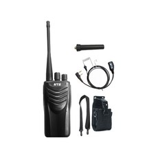 MTS K37 對講機 軍規耐用10倍 10W大功率 U頻天線 空氣導管耳機, 1套