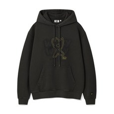 와키윌리 WACKY WILLY 키키 피그먼트 그래픽 후드 스웻 차콜 174686