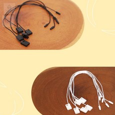 아띠디자인 의류 택끈 행텍, 화이트
