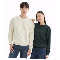 브랜드정품 게스 GUESS ON 4color 유니 무테 삼각 자수로고 맨투맨 NP3KE403 310784