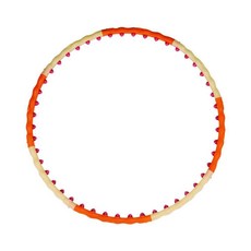 허리운동기구 지압훌라후프 조립식 뱃살 홈트 실내 쿠션 훌라후프 689000AA (1EA), 본상품