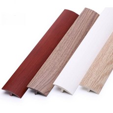 바닥재료분리대 T자 PVC 바닥몰딩 마감재 타일 실버그레인, 오크