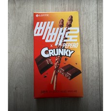 빼빼로 크런키, 39g, 12개