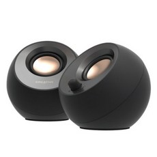 크리에이티브 PEBBLE V3 PC용 스피커, 블랙