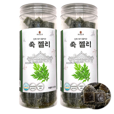쑥 듬뿍 건강젤리 어르신 간식, 2개, 500g