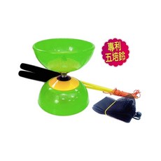 新全文具 五培鈴扯鈴, 1個, 五培鈴 綠色 (贈網袋/棒子)