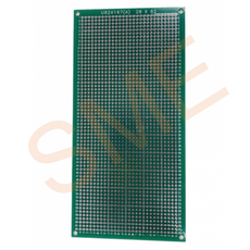 양면기판 82*167 - 2.54PICH (28*62 HOLE)