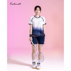 테크니스트 TNT56050 경기복 게임웨어 반팔티 배드민턴 피클볼 스포츠웨어